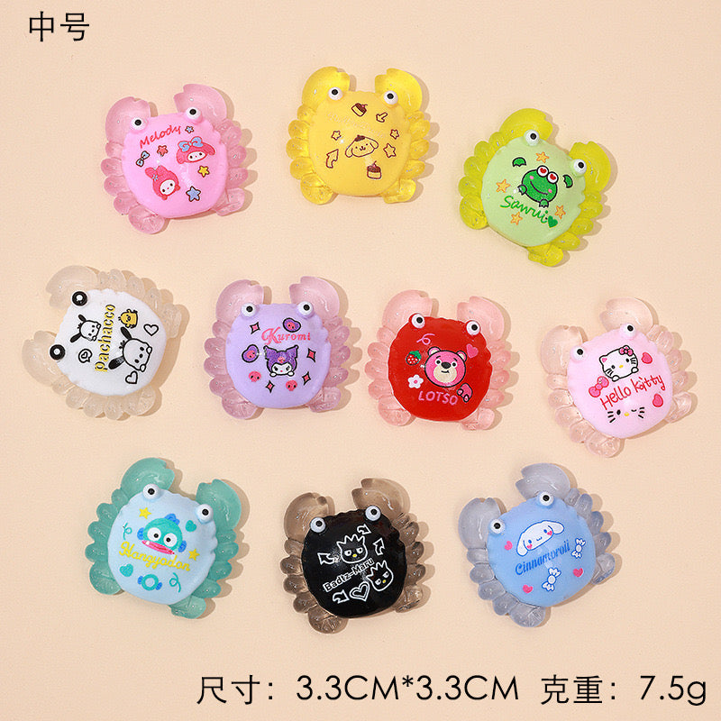 B8. 【 Mia 】 Luminous Glitter crab & Crab & Mini Crab Lucky bags   (arrive about 7-12 days)