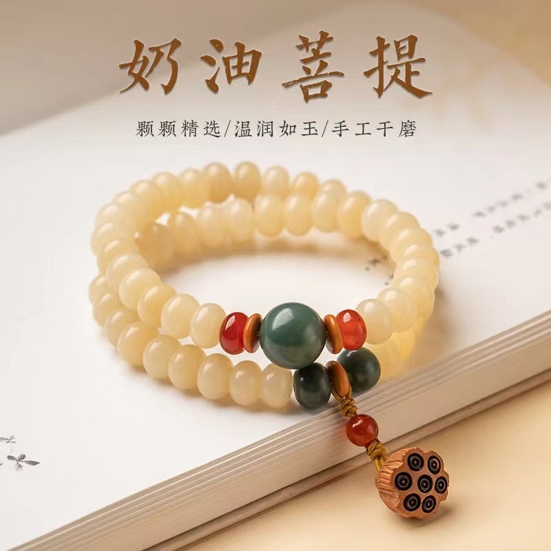 Z.【 Mia】Natural poojina bracelet Bodhi bracelet    (arrive about 7-12 days)