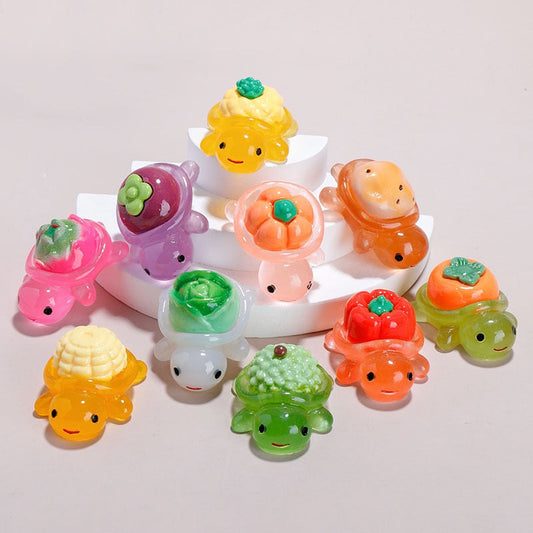 1.【 Mia 】Luminous  Vegetables and Fruit Turtles  Lucky bags (arrive about 7-12 days)