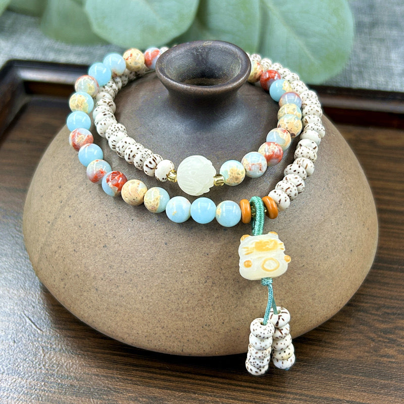 Z.【 Mia】Natural poojina bracelet Bodhi bracelet    (arrive about 7-12 days)