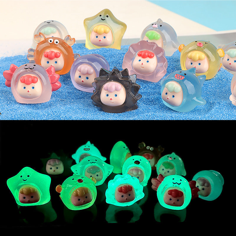 Z.【 Mia 】Luminous  Marine animal  carving bags   (arrive about 7-12 days)